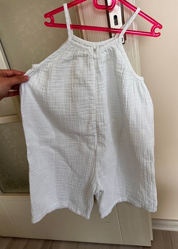 Cigit Beyaz Pilili Kız Tulum - Görsel 2