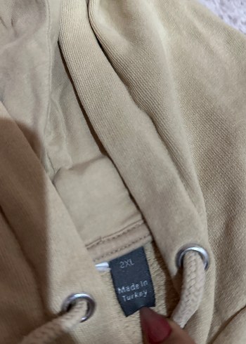 Kapüşonlu, Baskılı, Rahat Kesim Kadın Sweatshirt - Görsel 2