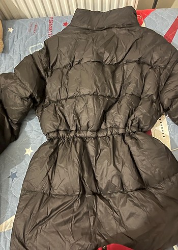 Fermuarlı Siyah Kadın Kışlık Ceket - Görsel 5