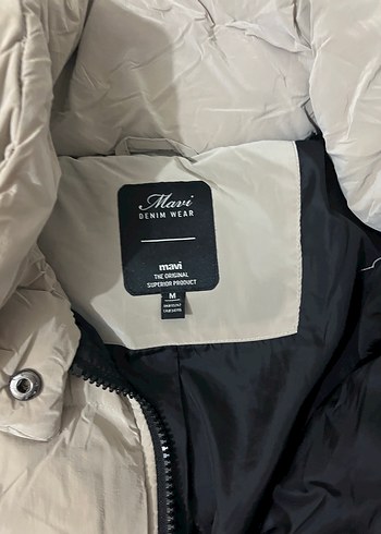 Gri Kadın Midi Boy Kışlık Mont - Görsel 5