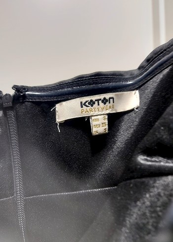 Siyah Straplez Kadife Mini Elbise - Görsel 7