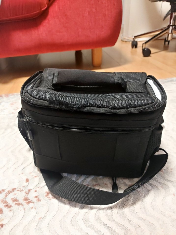 EMORA Siyah fotoğraf makinesi Çantası - Görsel 3