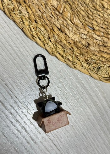 Kahverengi Kedi Figürlü charm - Görsel 2