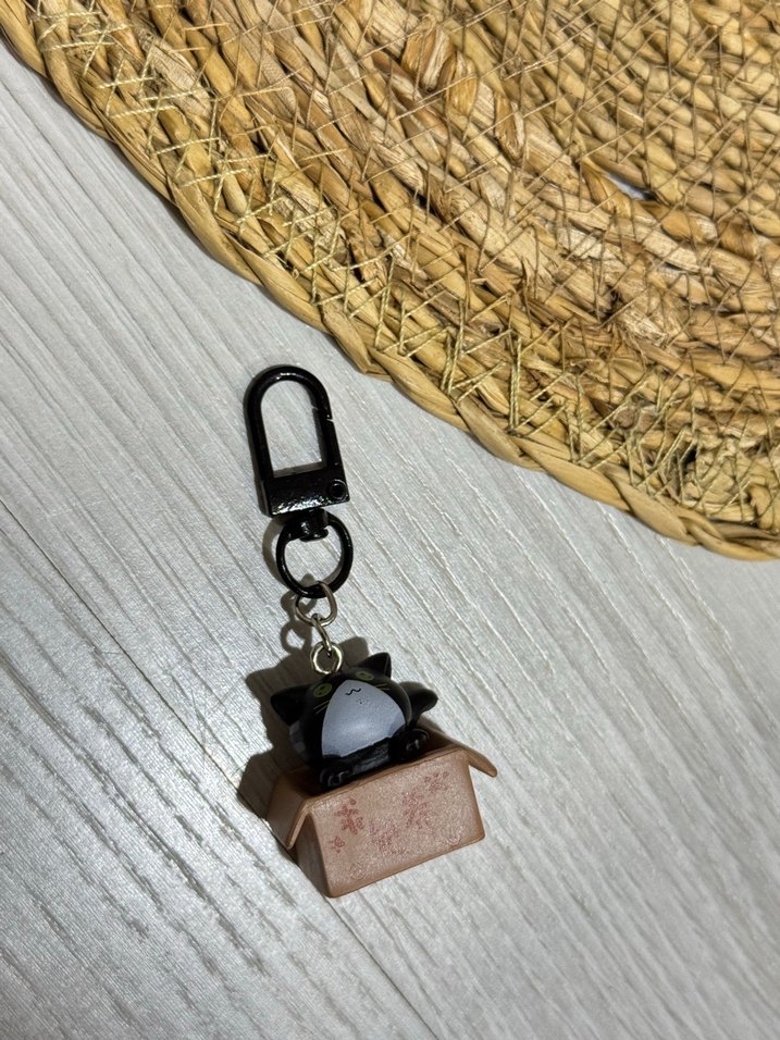 Kahverengi Kedi Figürlü charm - Görsel 2