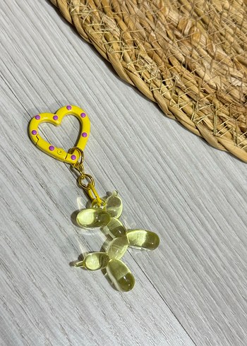 Sarı Boncuklu Bohem Kadın charm