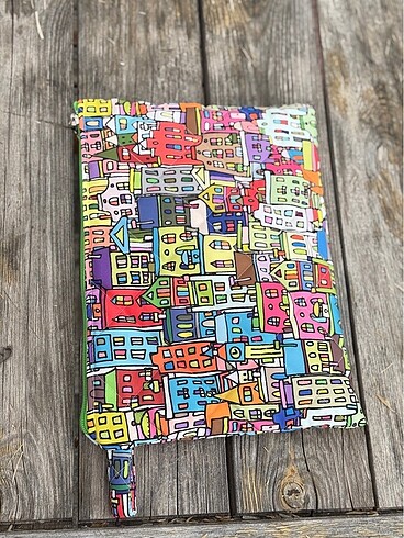 Kitap tablet makyaj çantası - Görsel 2