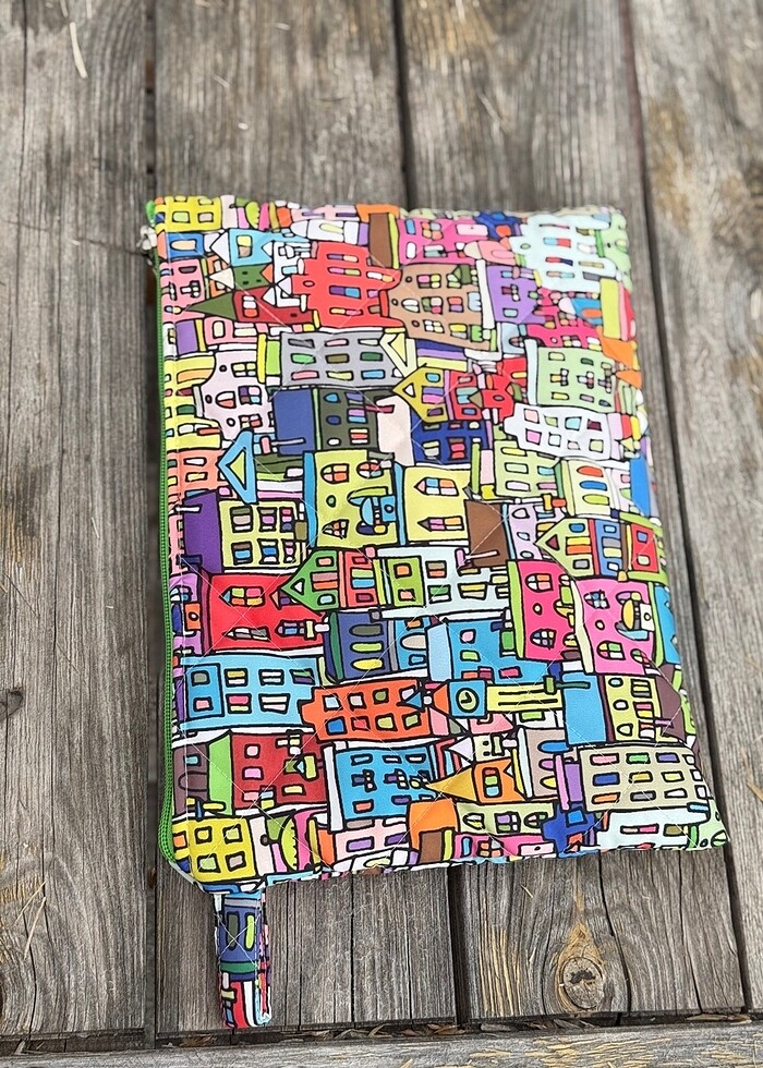 Kitap tablet makyaj çantası - Görsel 2