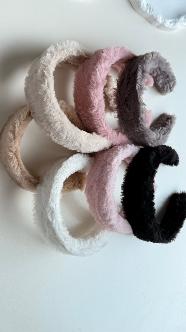 Renkli Kadın Kadife Saç Taçları - Görsel 5