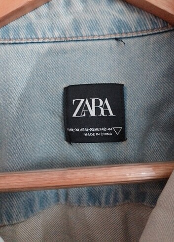 Zara Zara erkek kot gömlek