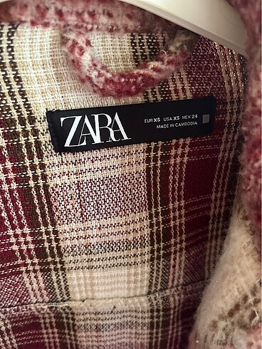 xs Beden Zara ceket