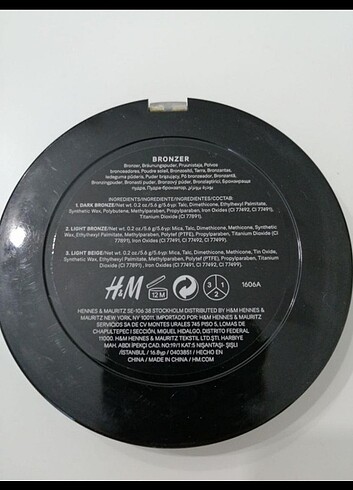  Beden Renk Bronzer paleti