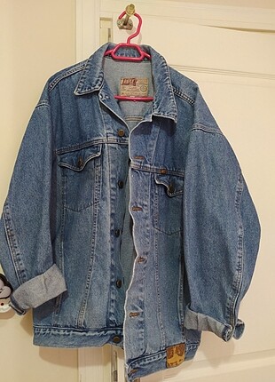 Kot ceket denim uzun