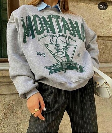 gri montana oversize sweatshirt