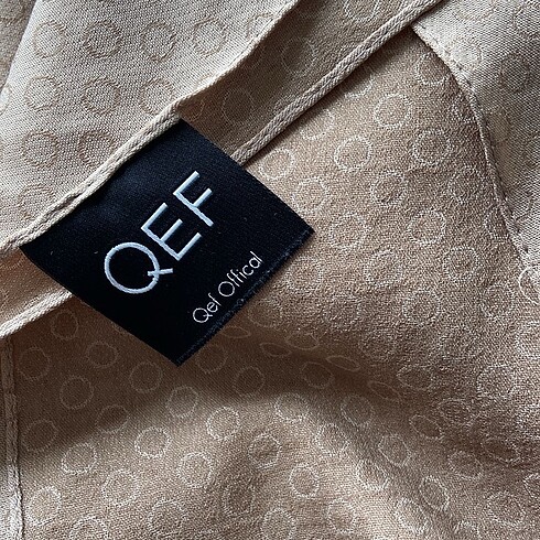 Qef krem bubble şal