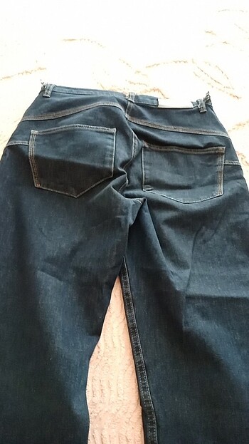 Yuksekbel kot pantalon