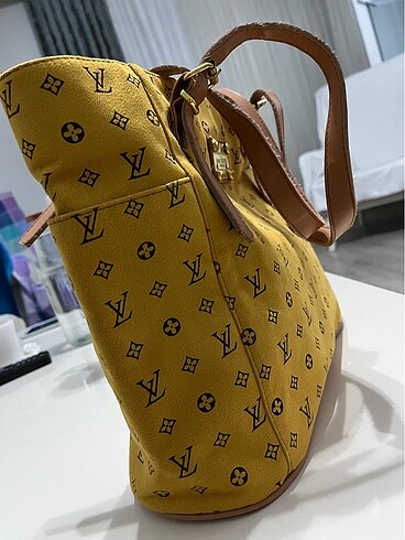 Beden sarı Renk louis vuitton çanta