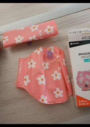 Pembe Pastel Desenli çocuk kolluk NABAIJI - Görsel 2