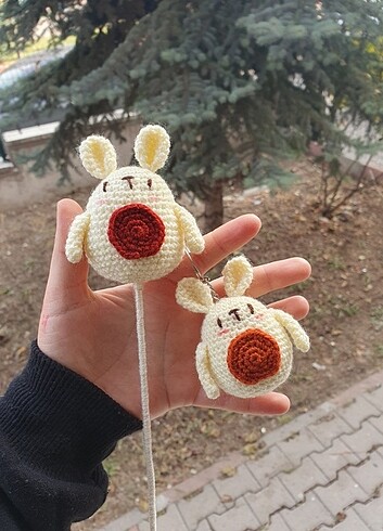 m Beden Amigurumi anahtarlık 