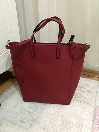 Bordo askılı çanta_MANGO