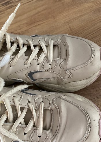 36 Beden beyaz Renk Beyaz Bağcıklı Kadın Spor Ayakkabı