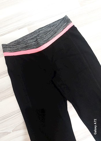 m Beden Siyah Kadın Spor Kumaş Pantolon