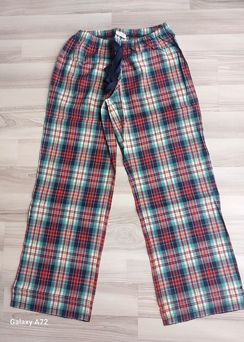 Renkli Ekose Desenli kadın Pijama Altı