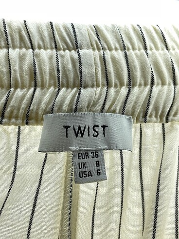 36 Beden çeşitli Renk Twist Kumaş Pantolon %70 İndirimli.