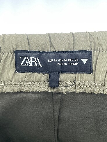 m Beden haki Renk Zara Mini Etek %70 İndirimli.