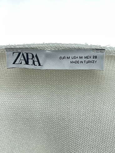 m Beden beyaz Renk Zara Mini Etek p İndirimli.