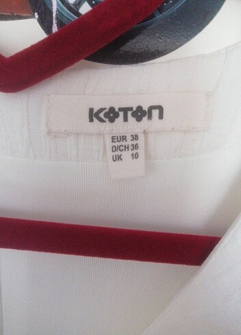 m Beden beyaz Renk Koton elbise