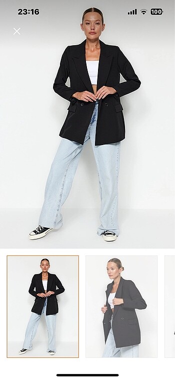 l Beden Trendyol milla blazer