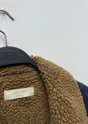 Kore Orijinal Teddy Yün Polarlı Yakalı Kışlık Kapitone Mont - Görsel 6