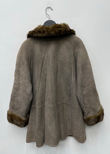 Jindo Orijinal Kore Hakiki Vizon Kürk Kaban - Görsel 2