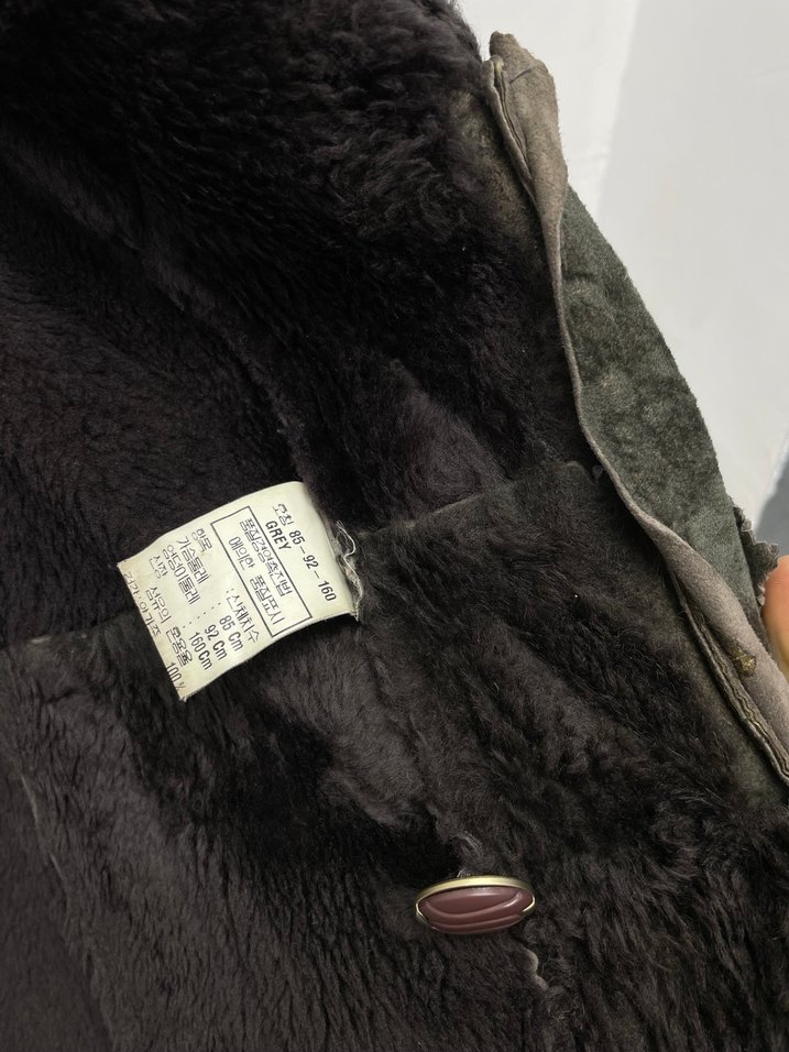 Jindo Orijinal Kore Hakiki Vizon Kürk Kaban - Görsel 5