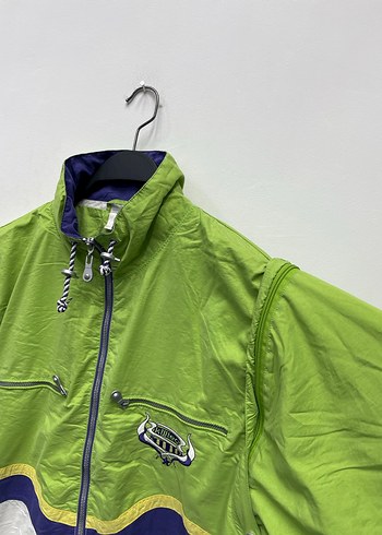 Erkek Yeşil Fermuarlı Rüzgarlık Kar Kayak İçin Uygun - Görsel 6