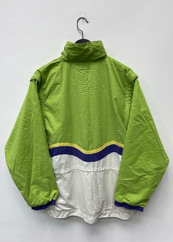 Erkek Yeşil Fermuarlı Rüzgarlık Kar Kayak İçin Uygun - Görsel 4