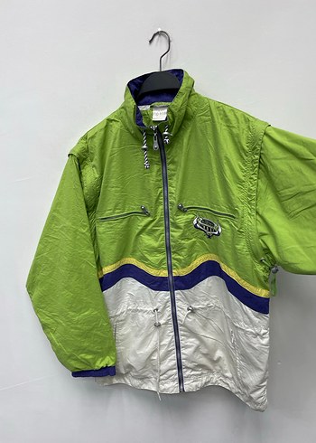 Erkek Yeşil Fermuarlı Rüzgarlık Kar Kayak İçin Uygun - Görsel 2