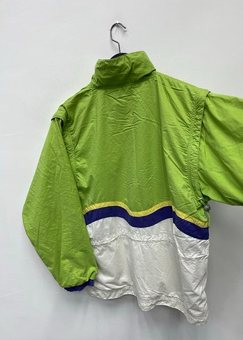 Erkek Yeşil Fermuarlı Rüzgarlık Kar Kayak İçin Uygun - Görsel 5