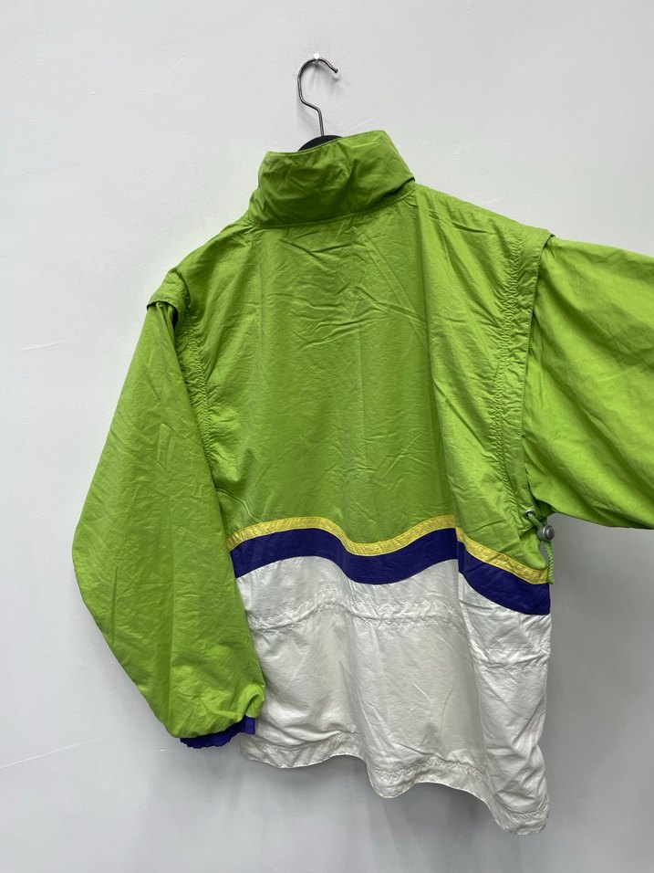 Erkek Yeşil Fermuarlı Rüzgarlık Kar Kayak İçin Uygun - Görsel 5