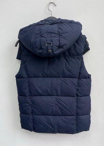 İntercrew Outdoor Kore Kapüşonlu Erkek Lacivert Yelek - Görsel 3