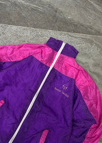 Mor ve Pembe Parlak Kadın Spor Ceket - Görsel 5