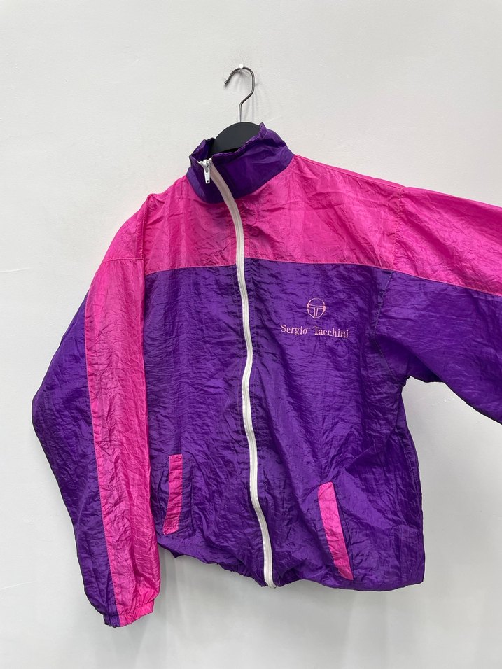 Mor ve Pembe Parlak Kadın Spor Ceket - Görsel 2