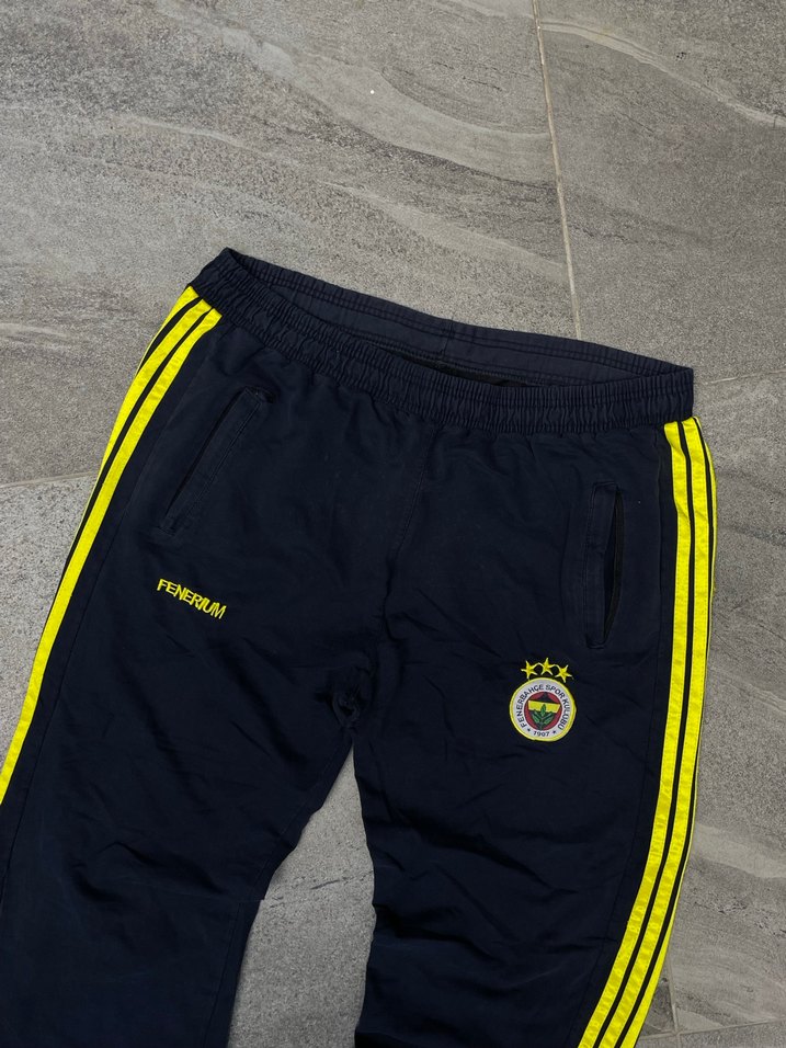 Sarı Lacivert Fenerium Erkek Eşofman Altı Baggy - Görsel 2