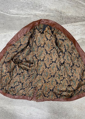 Kadın Kahverengi Hakiki Deri İtalya Mont - Görsel 6