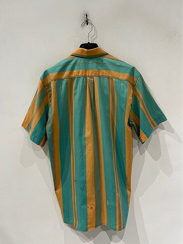 m Beden İtalya Vintage Desenli Oversize Gömlek