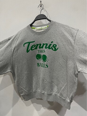 American Vintage Vintage Oversize Y2K Urban Street Yurtdışı Tennis Sweatshirt