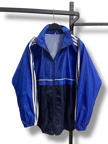 Vintage Oversize Eşofman Üstü Ceket Yağmurluk