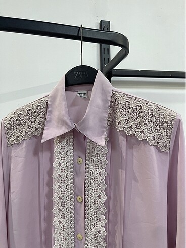 Vintage Love Vintage Oversize Desenli Yazlık Gömlek