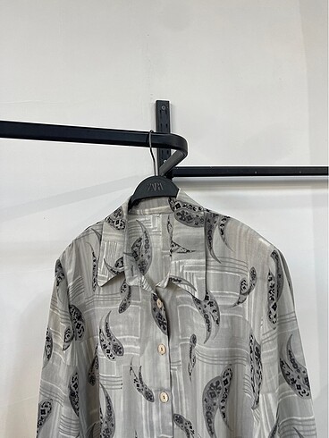 Vintage Love Vintage Oversize Desenli Yazlık Gömlek