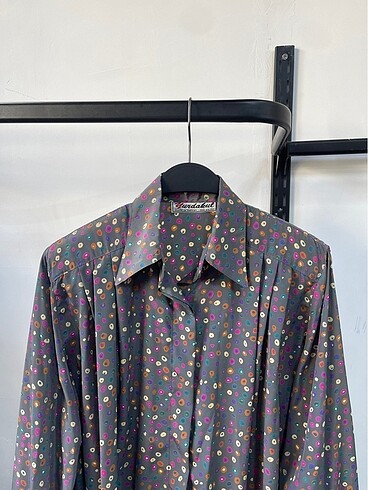 Vintage Love Vintage Oversize Desenli Yazlık Gömlek
